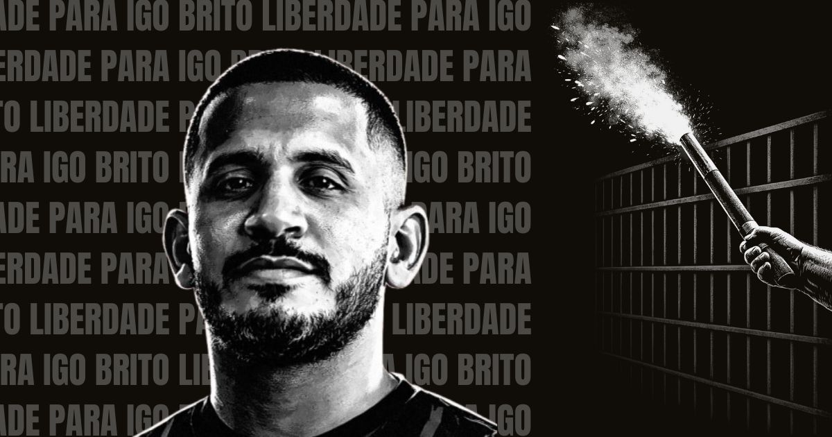 Associação criminosa por soltar rojão: Liberdade para Igo Brito